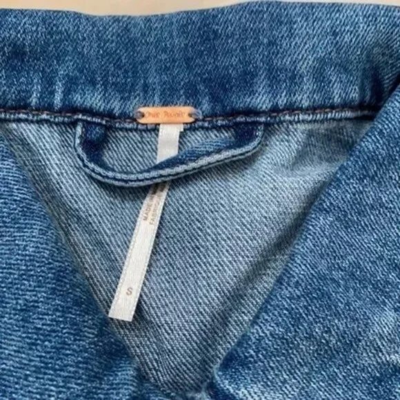 Free People Rumors Denim Jacket. - Picture 6 of 11